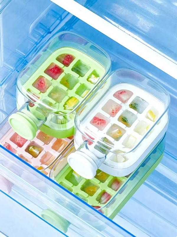 2-in-1 Ice Cube Tray & Water Bottle