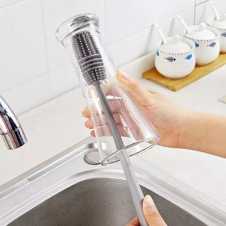 SILICONE BOTTLE CLEANING BRUSH