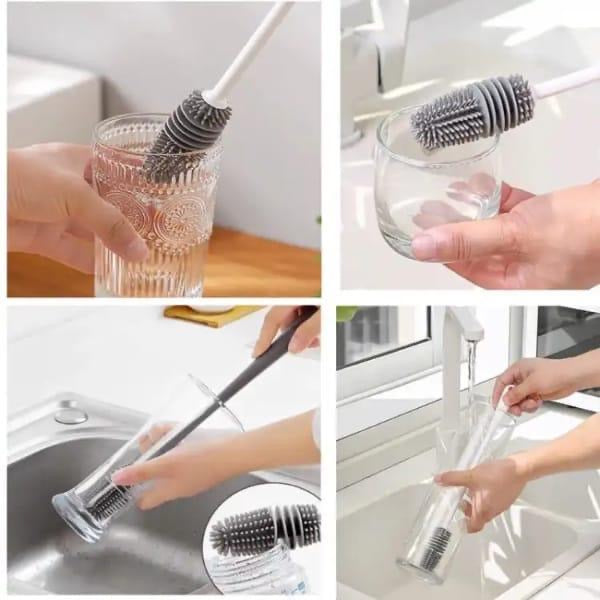 SILICONE BOTTLE CLEANING BRUSH