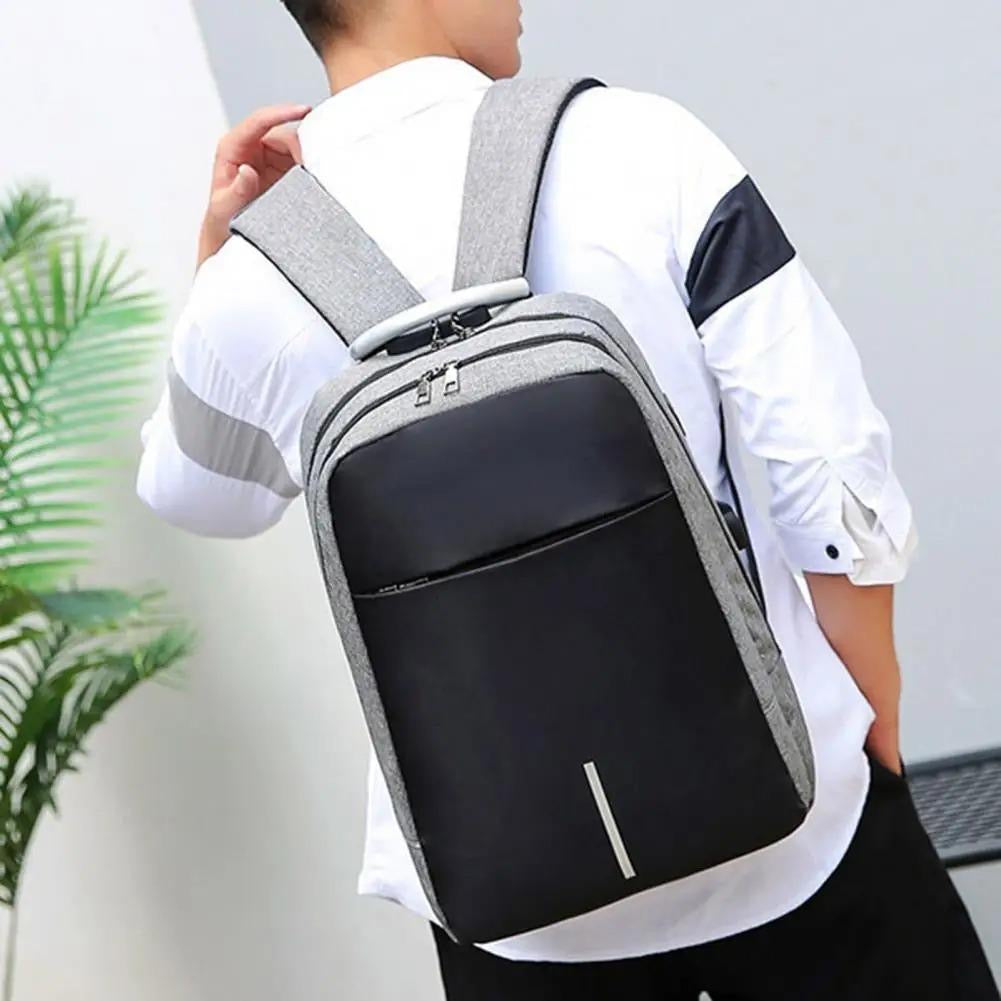 Travel Laptop Backpack Anti-Theft Bag with Password Lock USB Charging