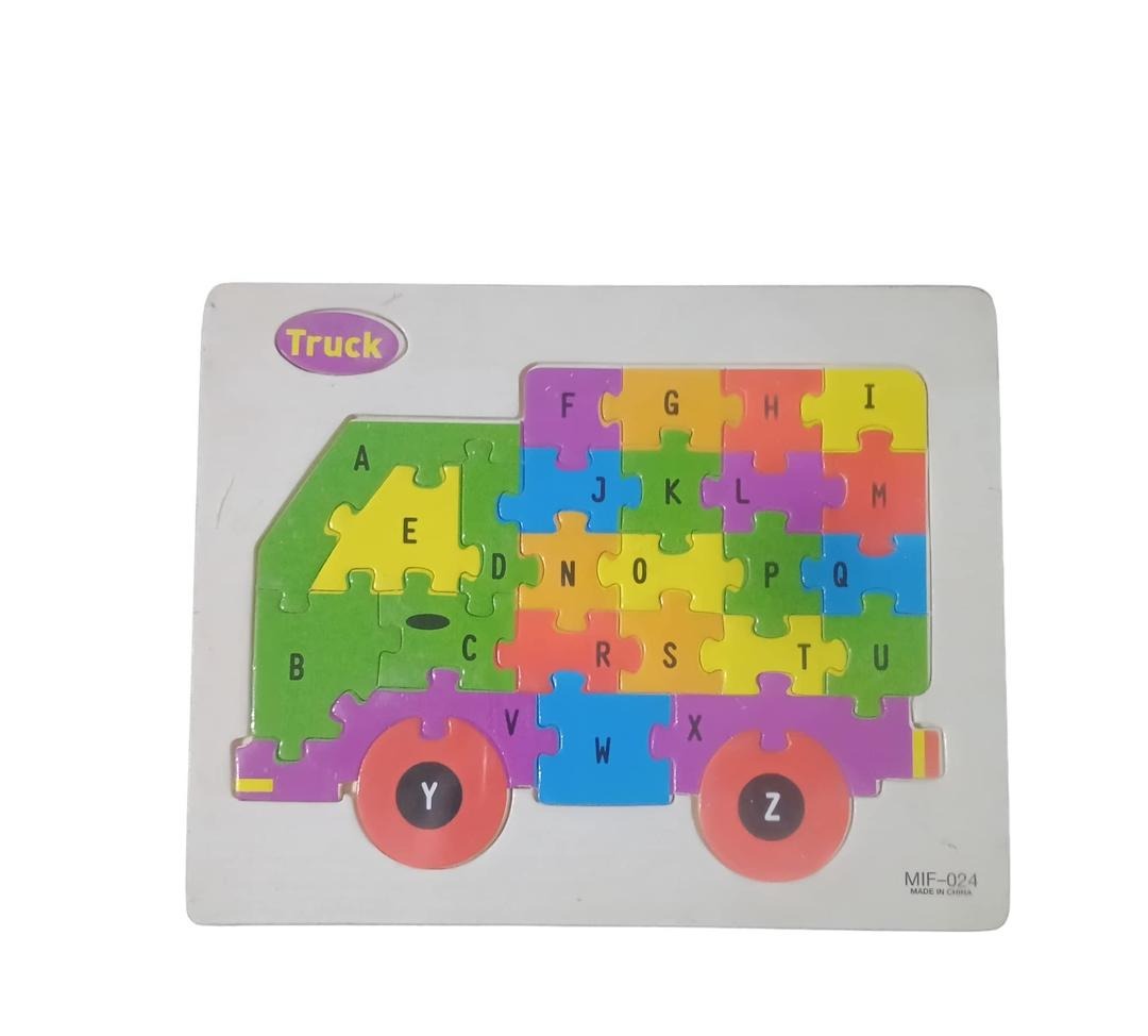 Wooden Alphabet Puzzle Board – Premium A-Z English Letters Learning Toy for Kids,