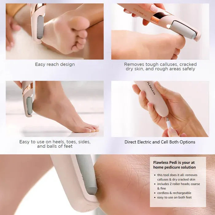 Electric Foot File Grinder – Rechargeable Foot Care Machine for Smooth & Soft Feet
