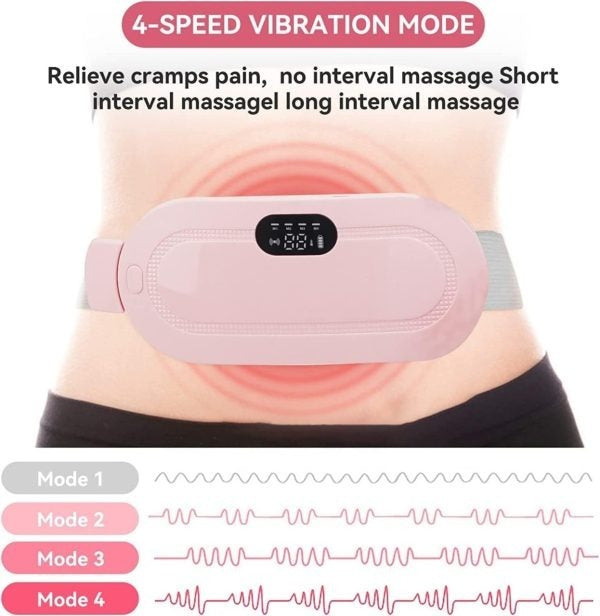 Cramp Relief Belt -Portable Menstrual Heating Pad, Heated Belly Belt For Menstrual Cramp