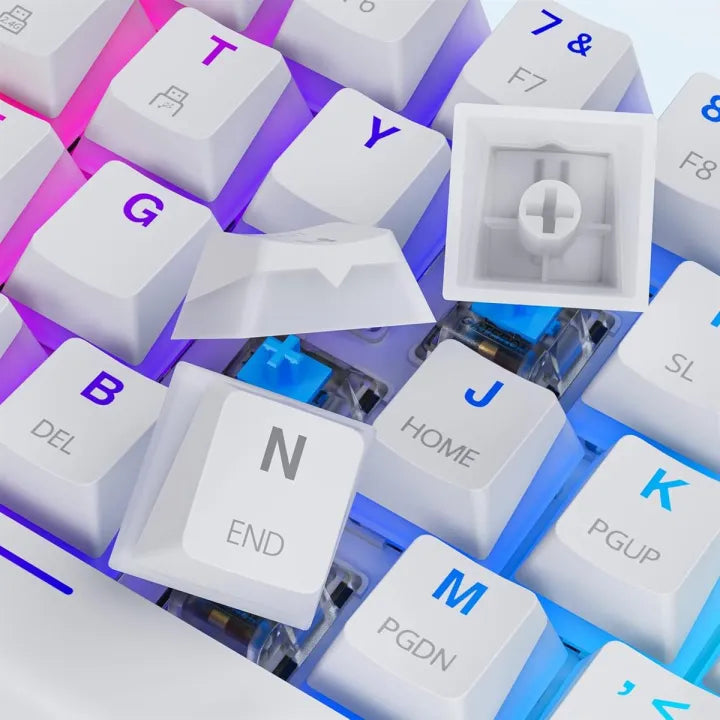 Tezarre Tk-63 Pro Rgb Wireless Mechanical Rgb Gaming Keyboard