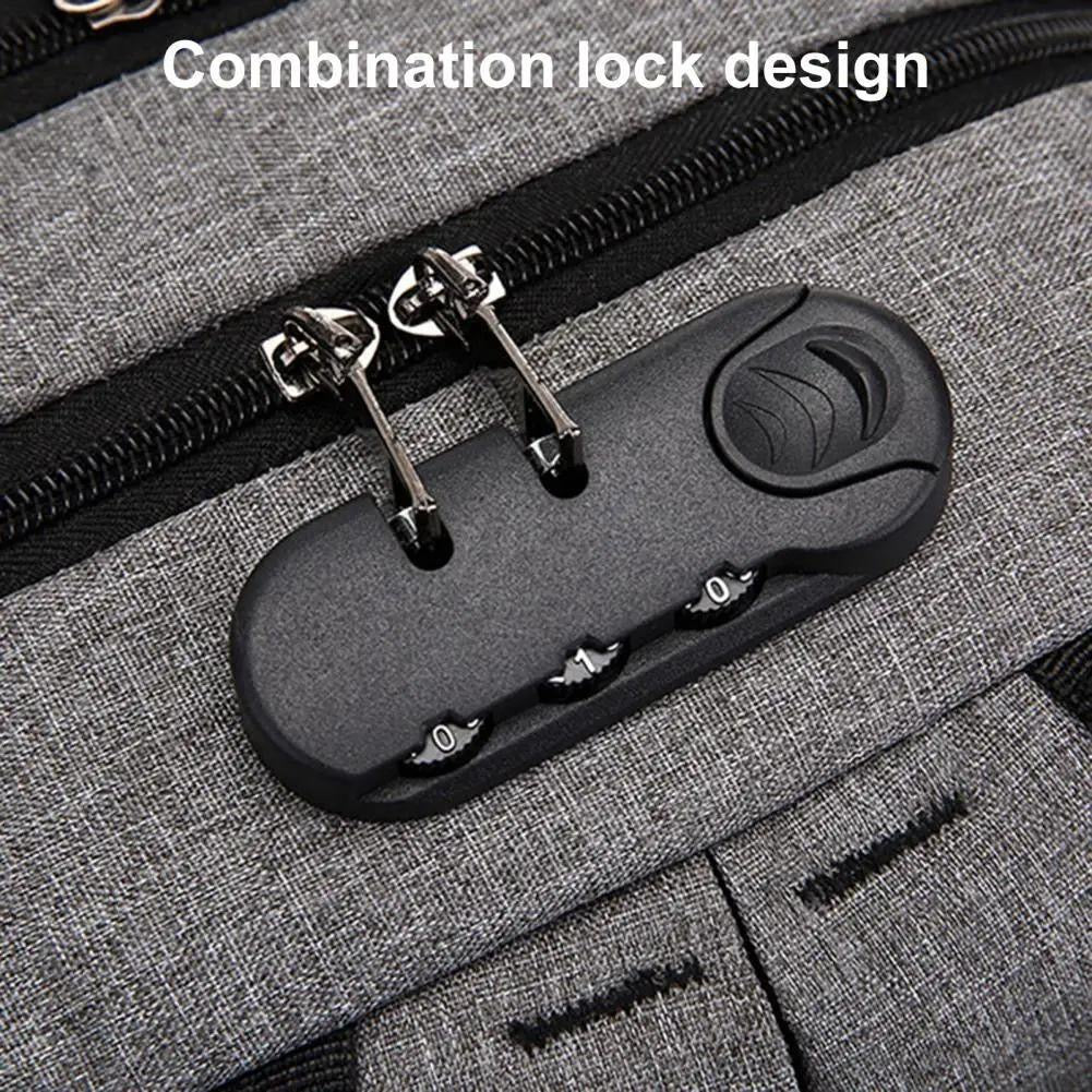 Travel Laptop Backpack Anti-Theft Bag with Password Lock USB Charging