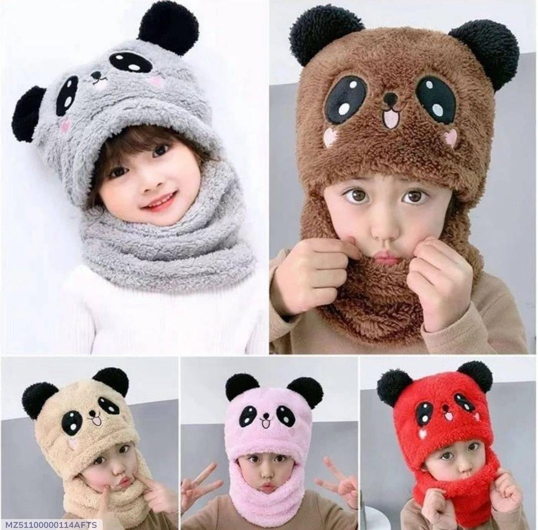 Baby Head Cover Warm Neck Collar Kids Beanies Sets