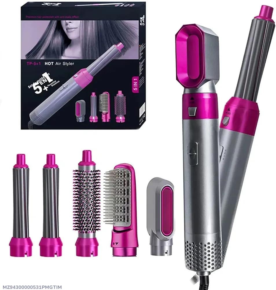 5 in 1 Air Brush Hair Curler Styler Set