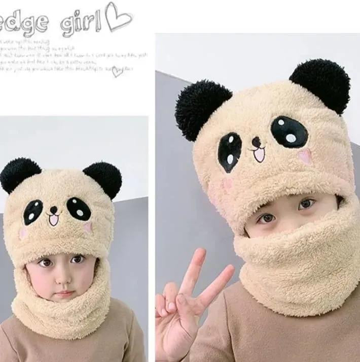 Baby Head Cover Warm Neck Collar Kids Beanies Sets