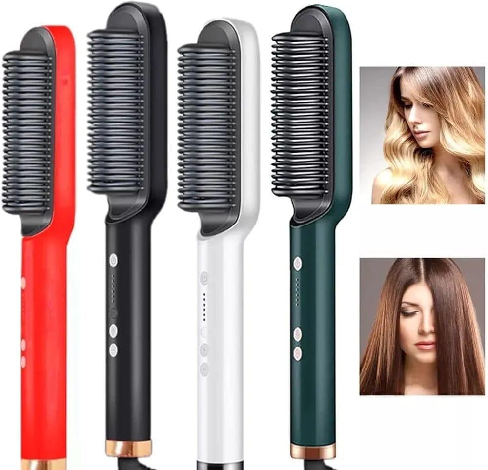 HAIR STRAIGHTENER COMB BRUSH