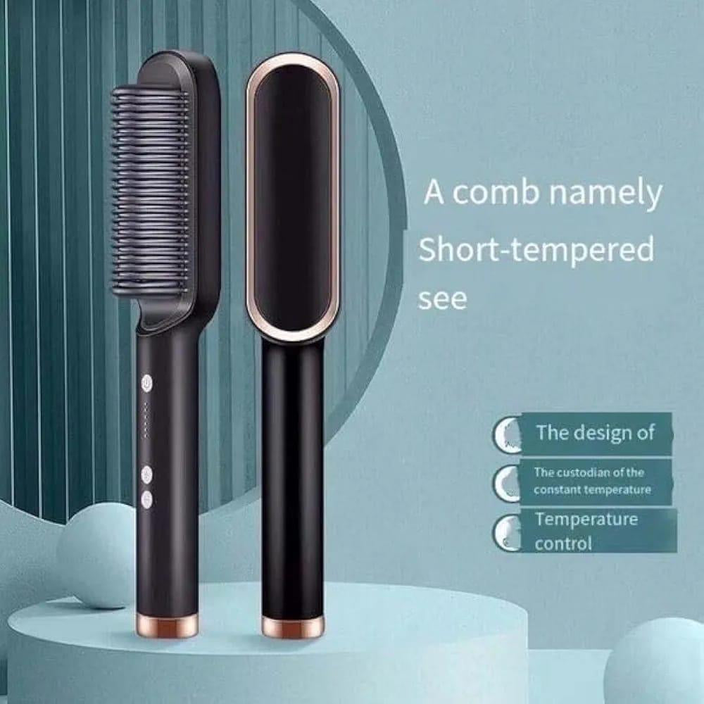 HAIR STRAIGHTENER COMB BRUSH
