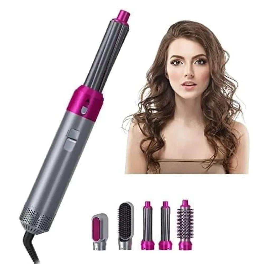 5 in 1 Air Brush Hair Curler Styler Set