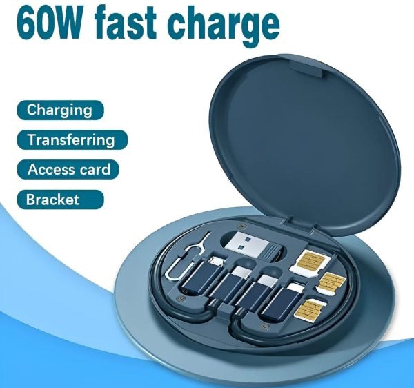 ( 5 In 1 ) Data Cable Set All Solutions In One