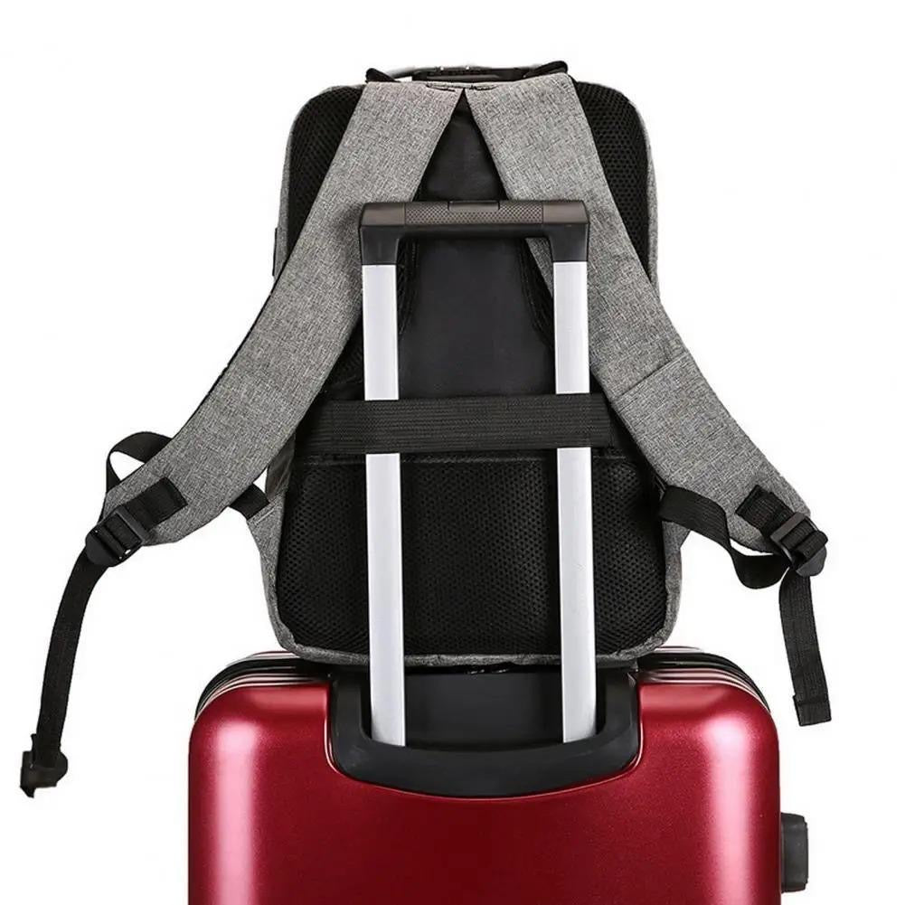Travel Laptop Backpack Anti-Theft Bag with Password Lock USB Charging