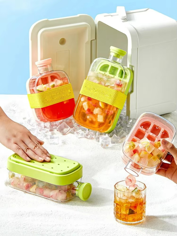 2-in-1 Ice Cube Tray & Water Bottle