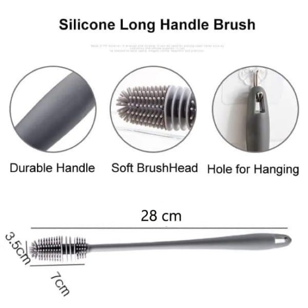 SILICONE BOTTLE CLEANING BRUSH