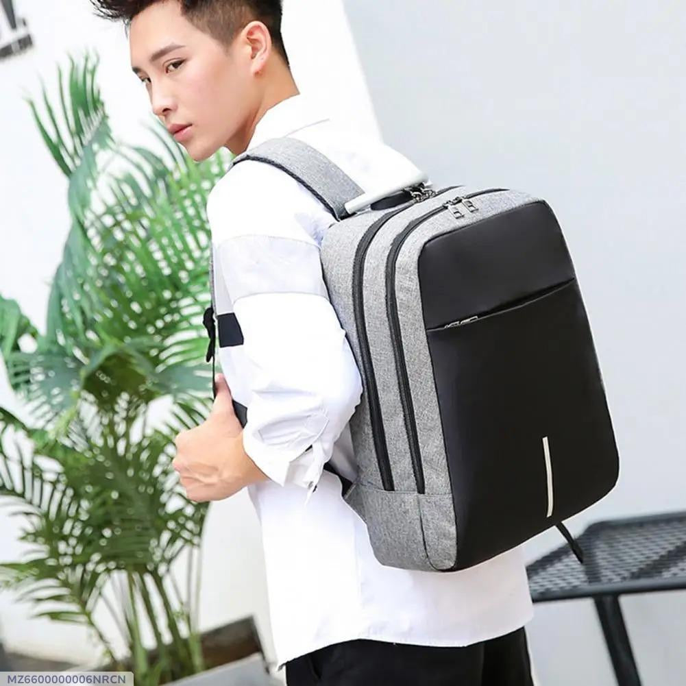 Travel Laptop Backpack Anti-Theft Bag with Password Lock USB Charging