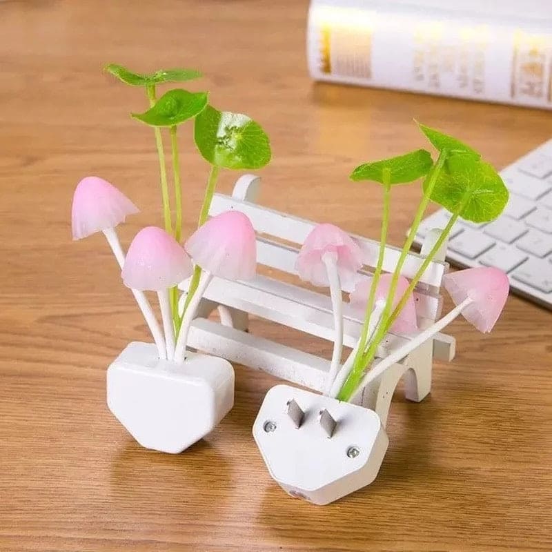 LED Mushroom Night Light With Sensor