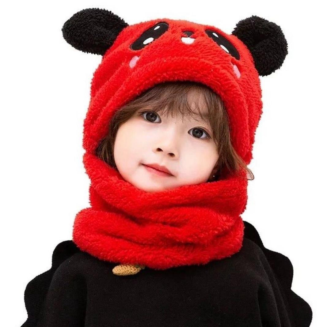 Baby Head Cover Warm Neck Collar Kids Beanies Sets