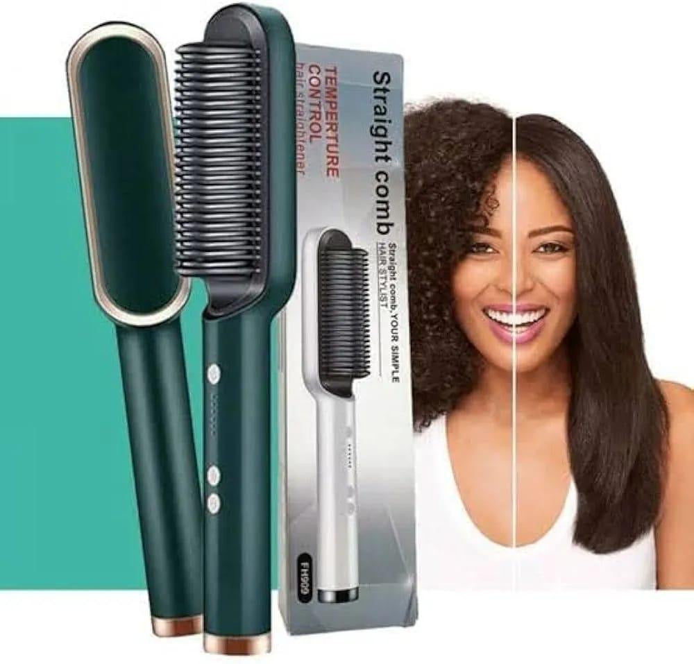 HAIR STRAIGHTENER COMB BRUSH