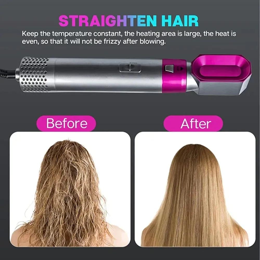 5 in 1 Air Brush Hair Curler Styler Set