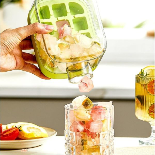2-in-1 Ice Cube Tray & Water Bottle