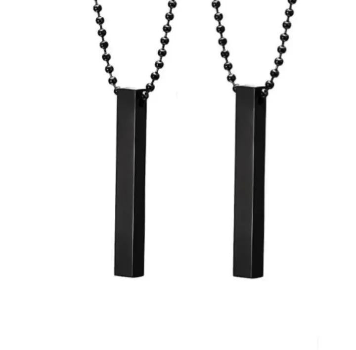Stylish Vertical Bar Necklace - 2 Pcs of Unisex
Stainless Steel Beauty