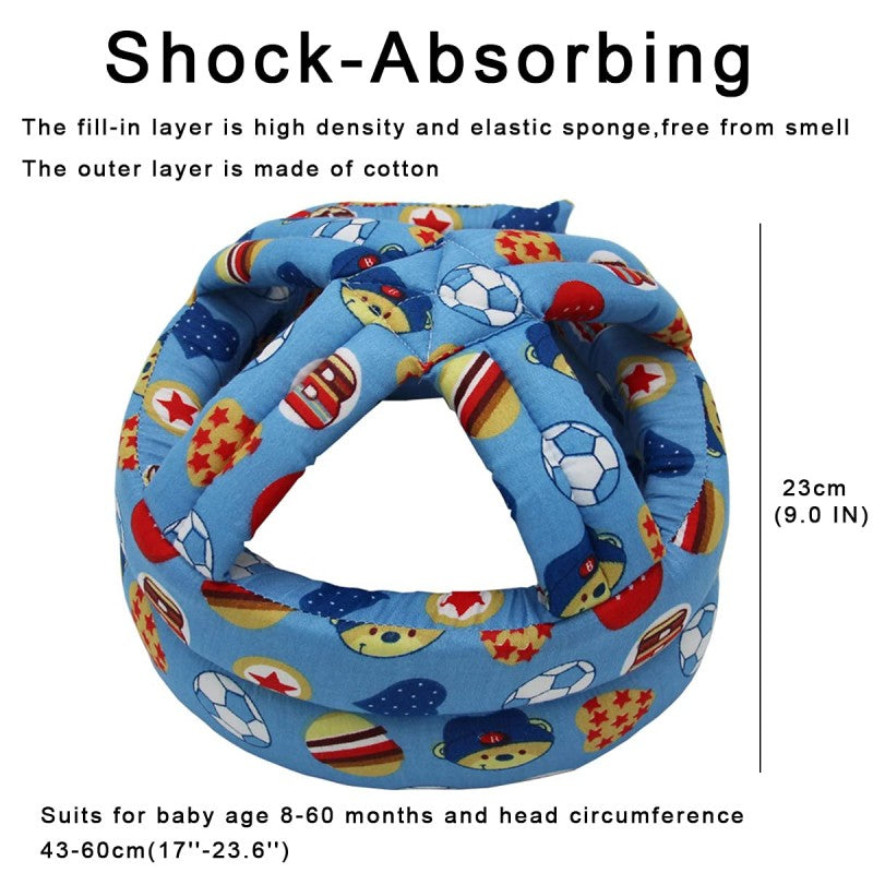 Baby Safety Helmet – Adjustable Soft Protective Headgear for Toddlers