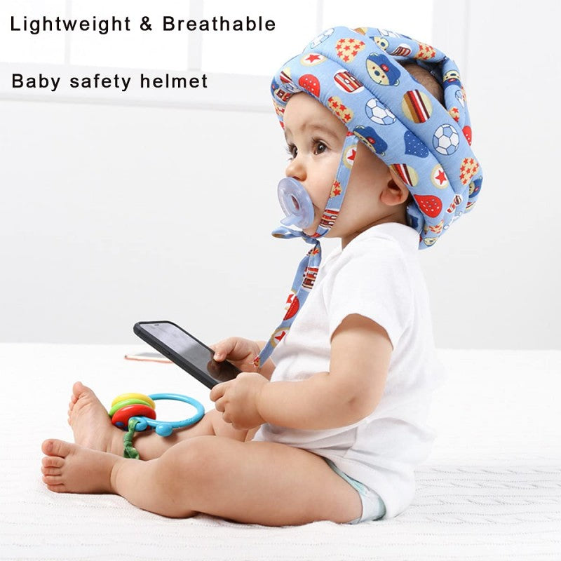 Baby Safety Helmet – Adjustable Soft Protective Headgear for Toddlers